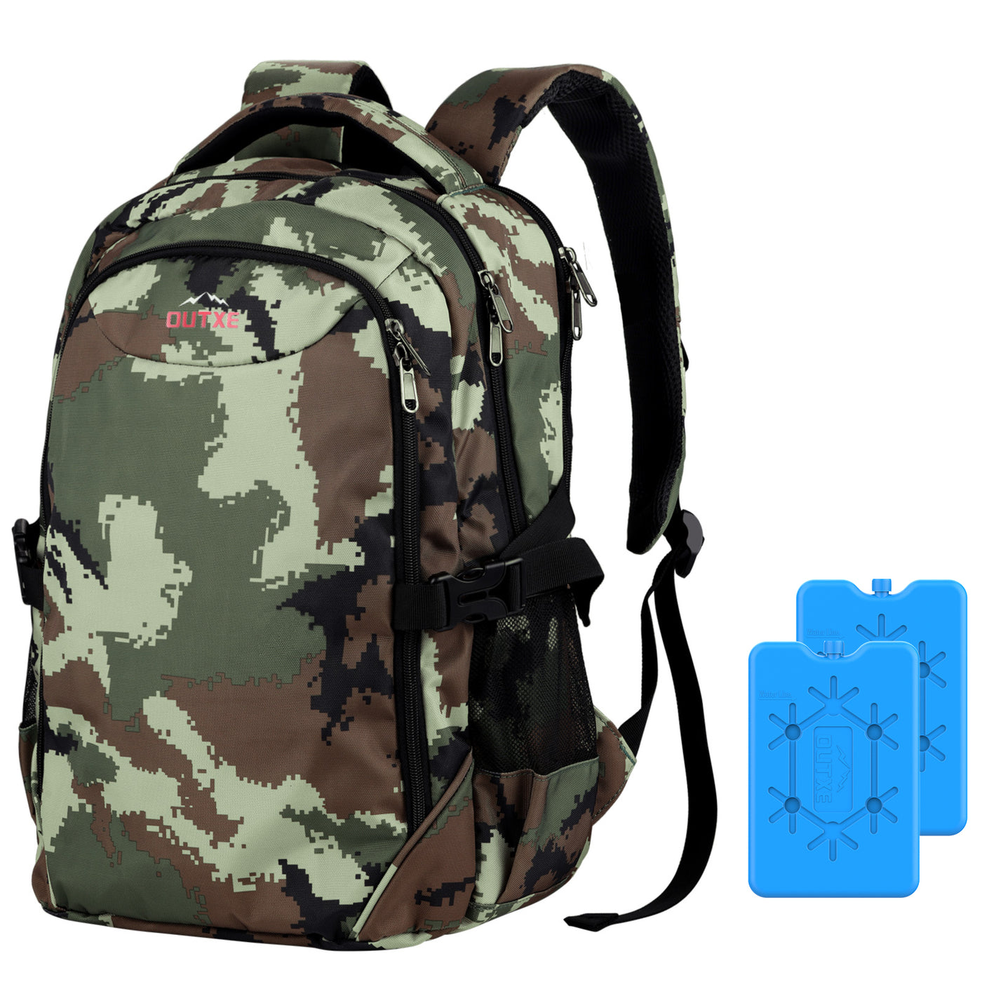 OUTXE Insulated Cooler Backpack 25L Cooler Bag Picnic Backpack for 14  Laptops
