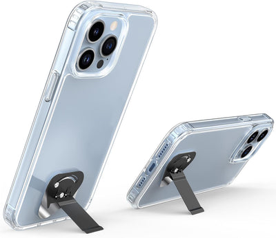 OUTXE 2 Pack Ultra-Thin Phone Kickstand, Universal Kickstand for Phone case Vertical/Horizontal Metal Rotatable Phone Stand for Desk for iPhone 15/14/13/12/11 Mini Plus Pro Max, Galaxy S24