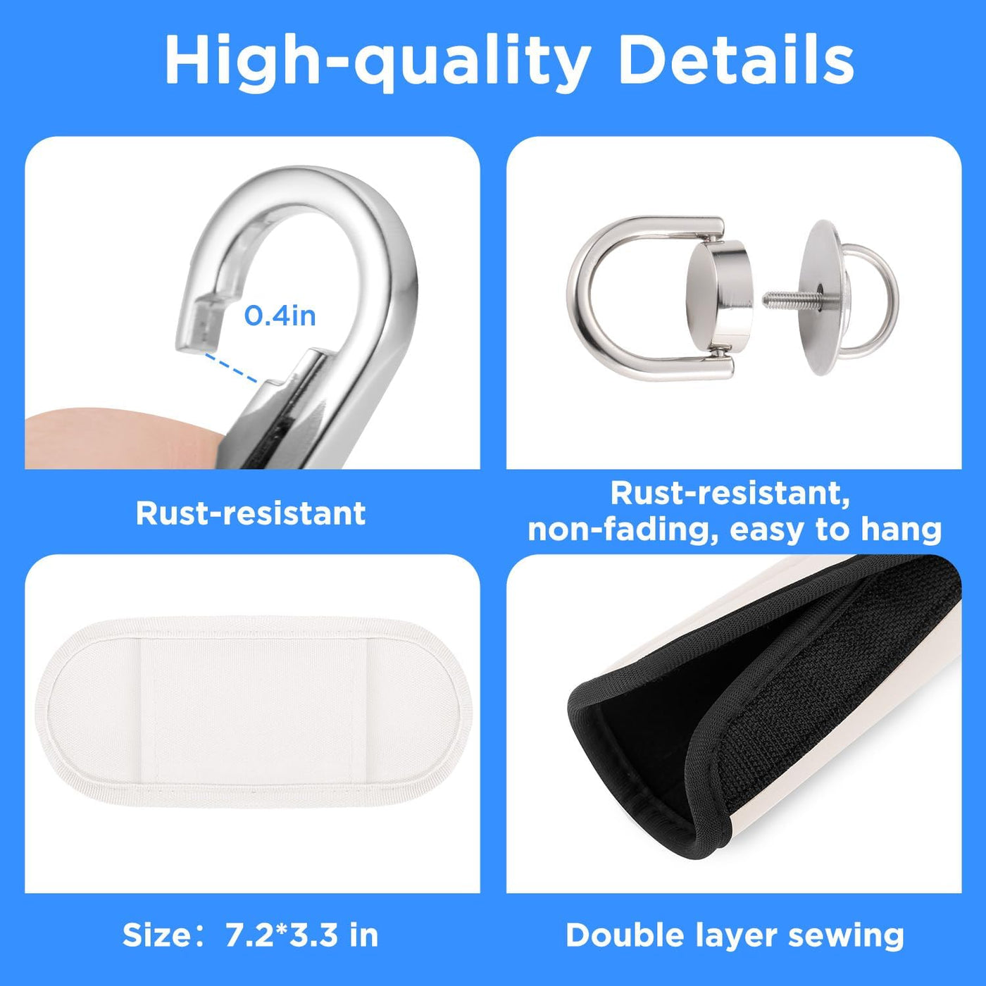 OUTXE Strap Wrap for Bogg Bag, Adjustable Shoulder Crossbody Strap, Neoprene Handle Wrap Protector, Bogg Bag Accessories