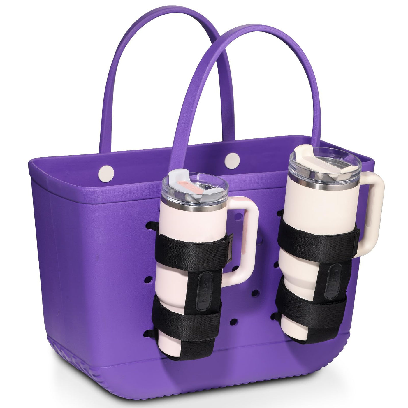 Porte-gobelet 3-en-1 Pour Sac Bogg – Compatible Stanley/Owala/Yeti 30-40 Oz, Blanc Porte-gobelet 3-en-1 Pour Sac Bogg – Compatible Stanley/Owala/Yeti 30-40 Oz, Blanc