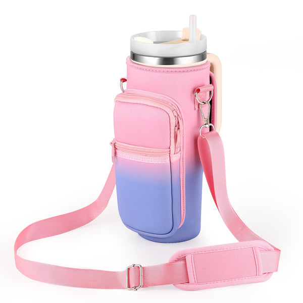  HUIACONG Astronaut Girl Water Bottle Carrier Bag with