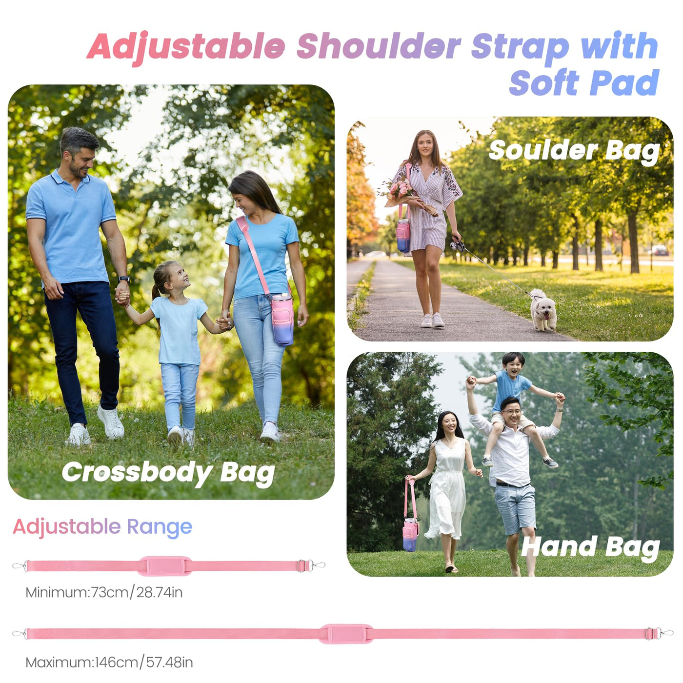 Water Bottle Phone Holder Pouch Bag for Stanley, Bottle Caddy, Bottle  Carrier, Bottle Carrier with Adjustable Strap, Bottle Pouch Gym Climbing  Hiking