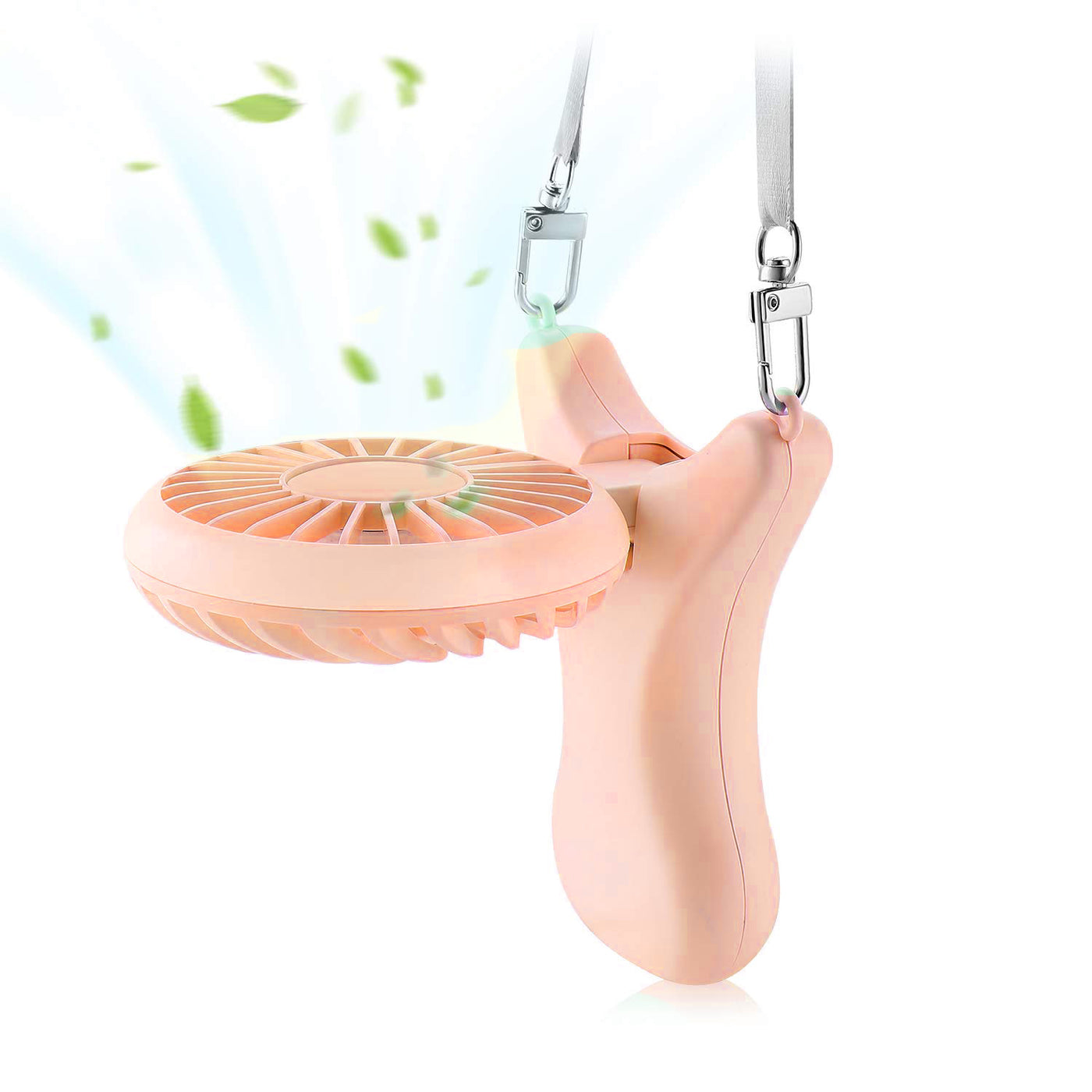 OUTXE Portable Mini USB Necklace Fan with Rechargeable Battery
