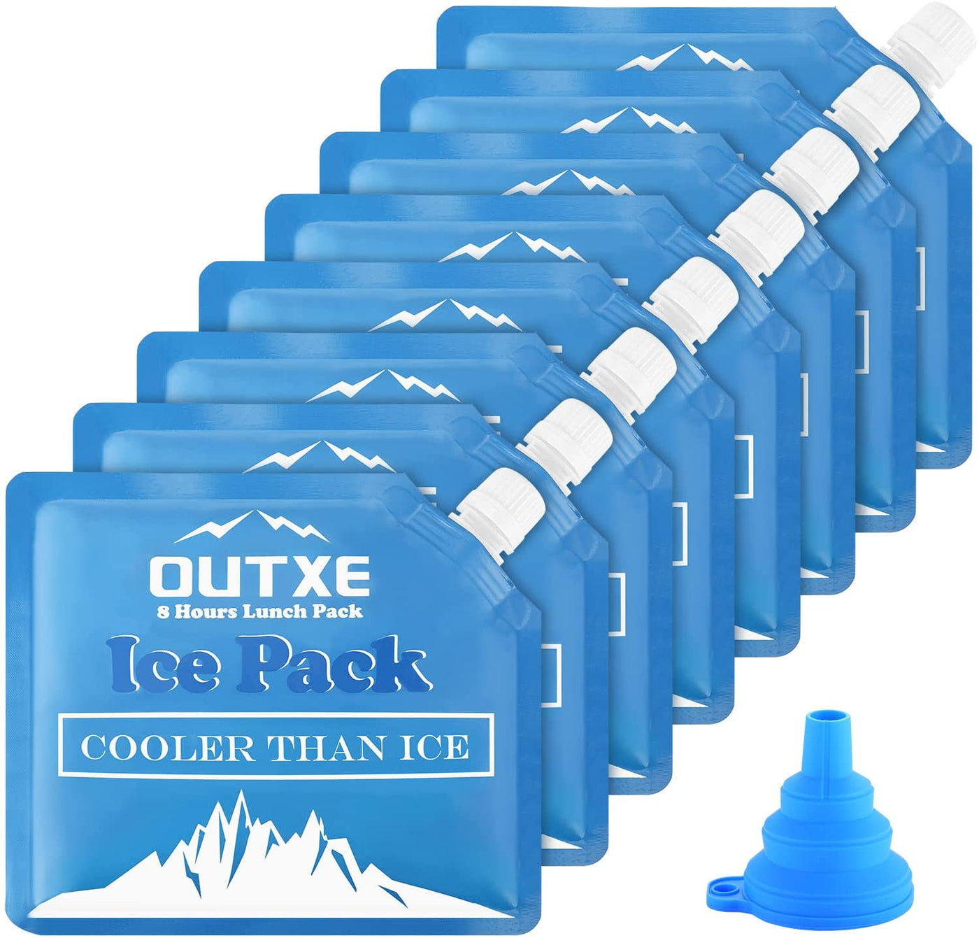 OUTXE Slim Reusable Smal Ice Packs for Lunch Box