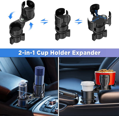 OUTXE Dual Car Cup Holder Expander