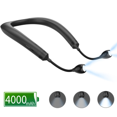 OUTXE Hands Free Neck Light 4000mAh for Camping