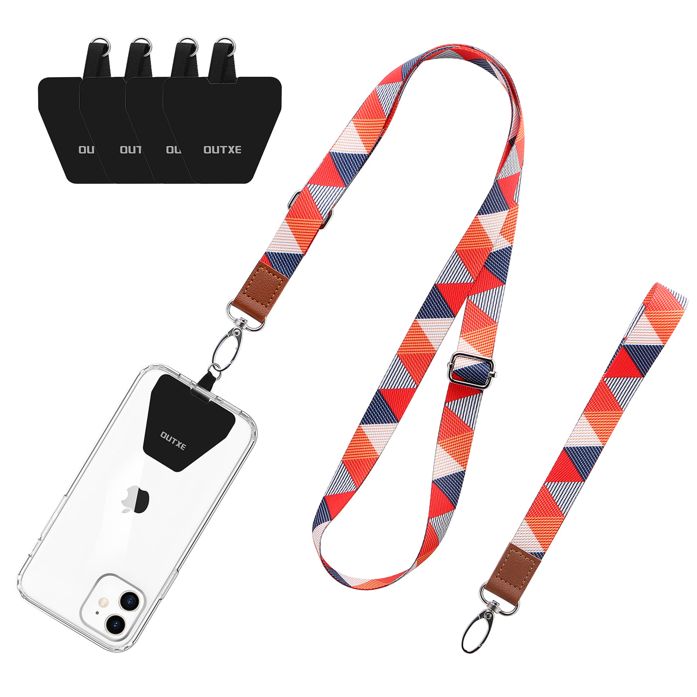  Cell Phone Lanyards with Adjustable Neck Strap