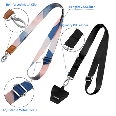 OUTXE Universal Phone Lanyards  2 * Neck Lanyards and 4 * Pads