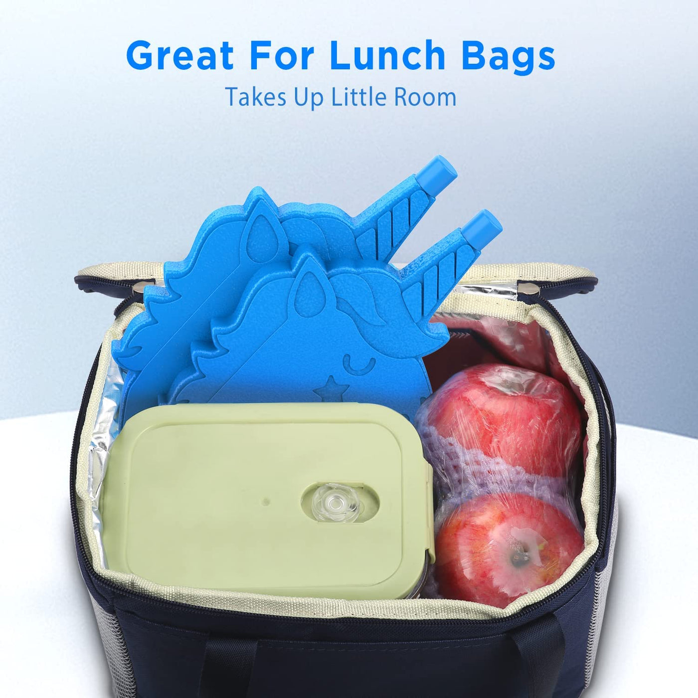 OUTXE Slim Kids Ice Packs for Lunch Box
