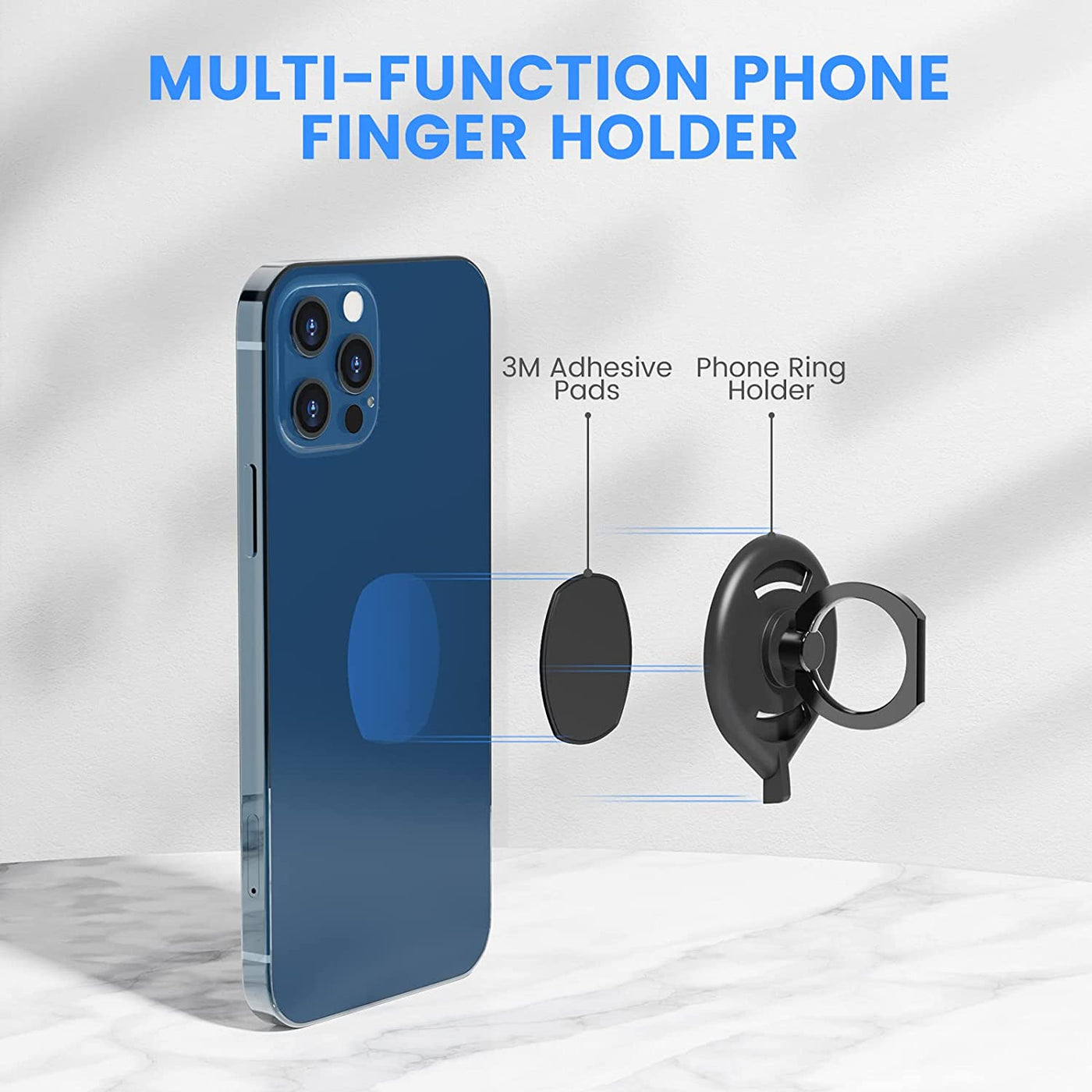 OUTXE Removable Phone Ring Holder for Wireless Charging