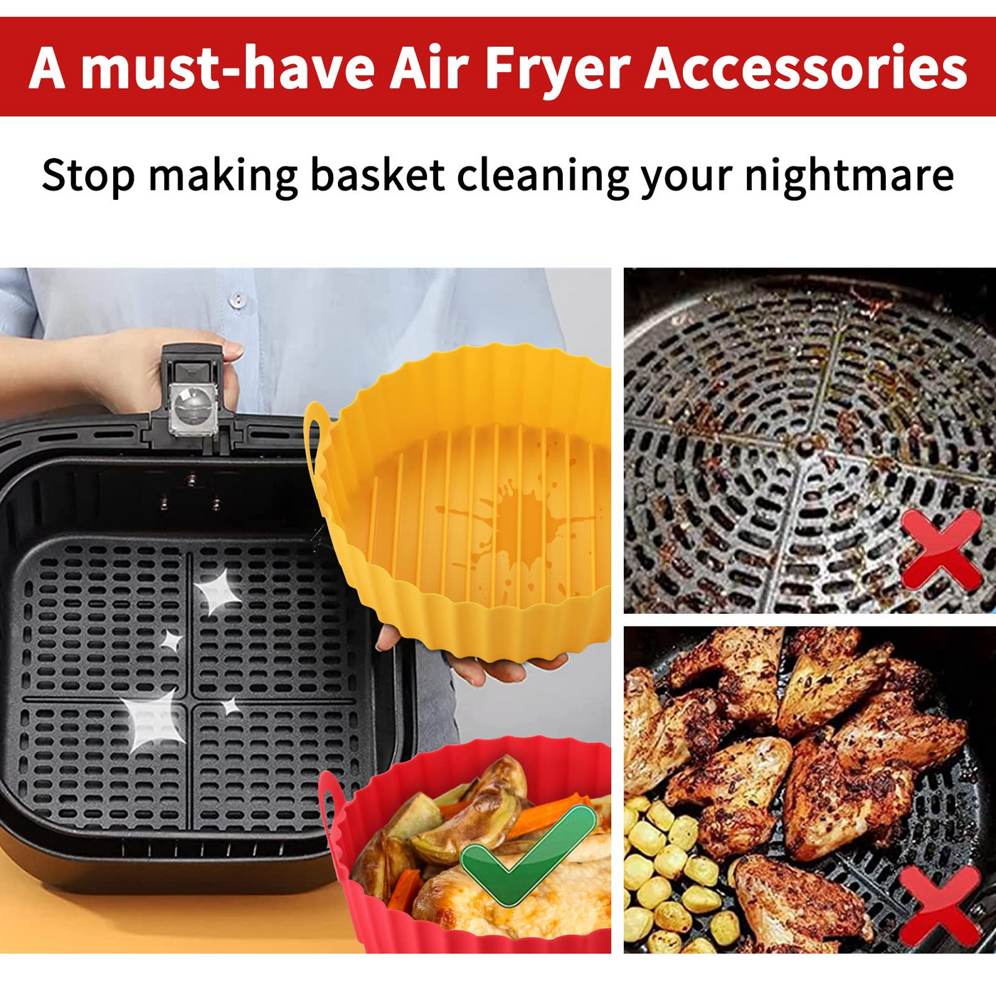These $11 Reusable Liners Make Cleaning Air Fryers 'a Breeze
